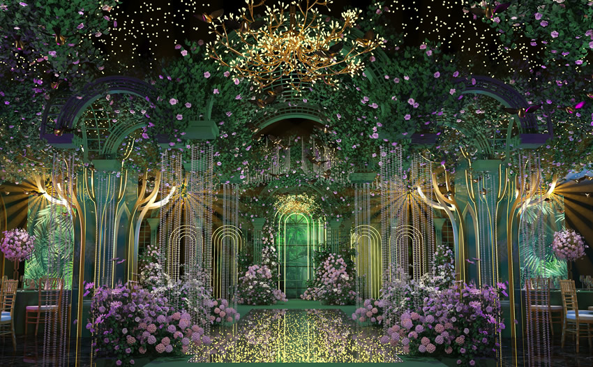 未央奇妙森林婚礼堂效果展示