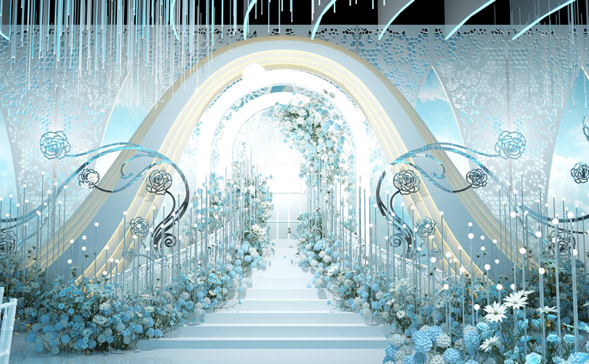 未央釡香烙馍村水晶厅效果展示